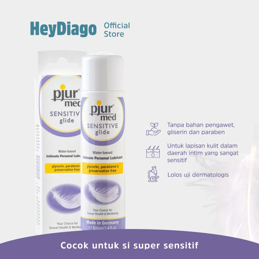 Pjur Med Sensitive Waterbased - Untuk Daerah Super Sensitif – 100ml – Heydiago