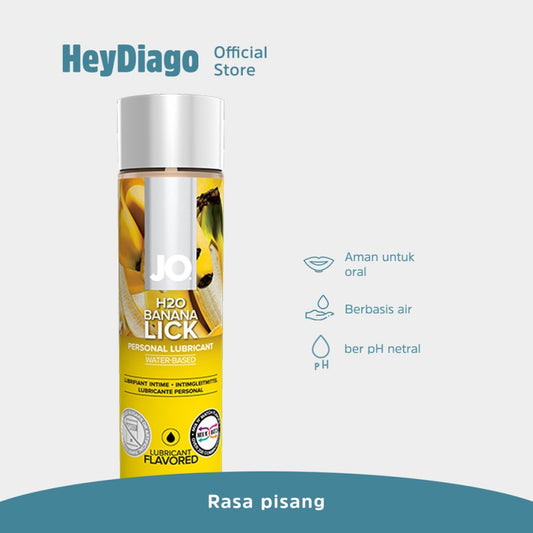 System Jo Banana Waterbased – Pelumas Rasa Edible Cocok Untuk Oral – 120ml – HeyDiago