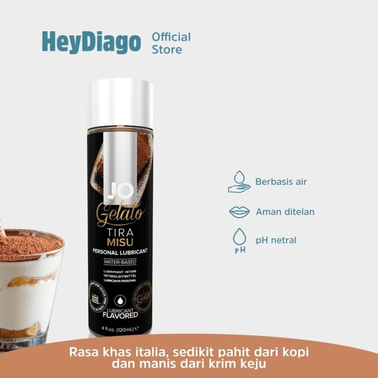 System Jo Tiramisu Gelato Series Waterbased - Pelumas Rasa Edible Cocok Untuk Oral