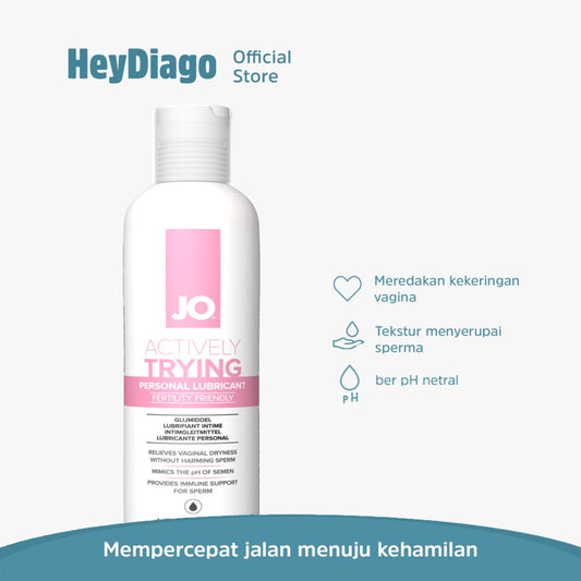 System Jo Actively Trying Waterbased – Menunjang Program Kehamilan – 120ml – HeyDiago