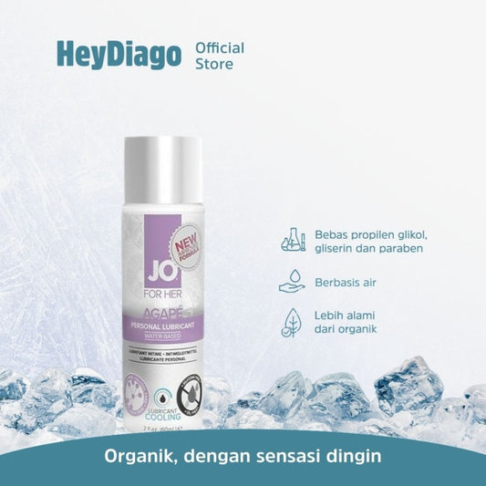 System Jo Agape Cooling 100% Organic Waterbased - Sensasi Dingin 50ml-120